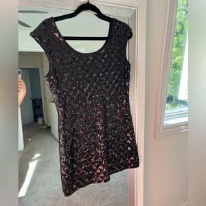 black SEQUIN dress